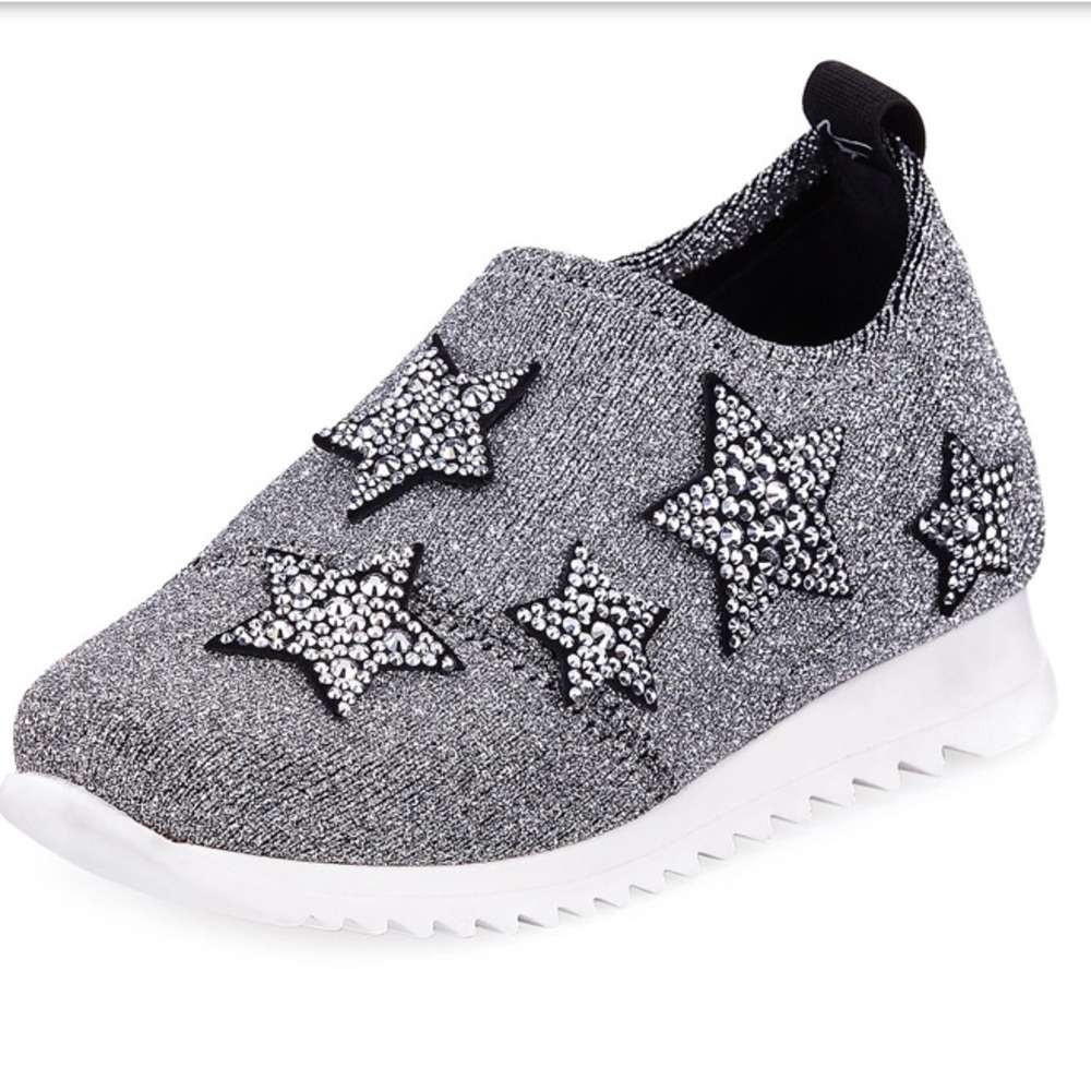 Giuseppe Zanotti Kids Natalie Sparkle Star Sneakers